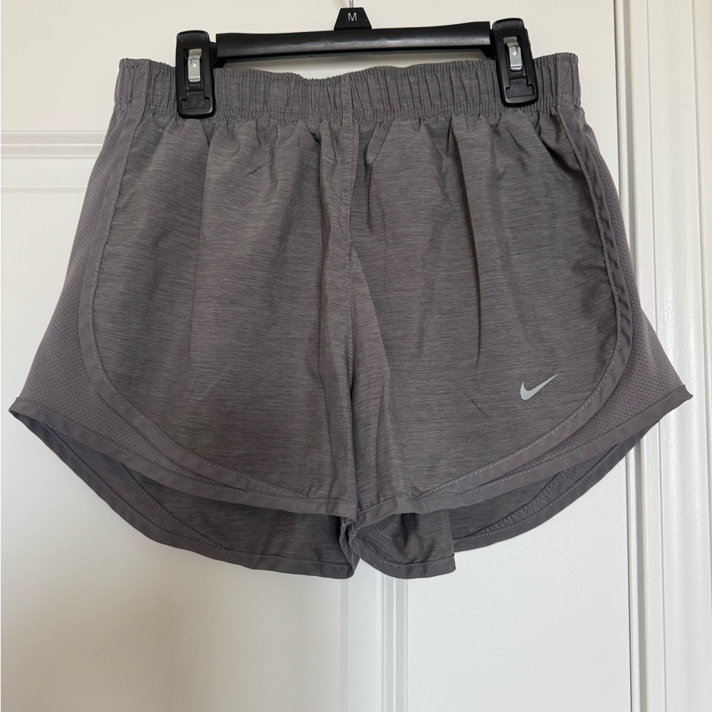 Nike Women's Gray Dri Fit Running Shorts